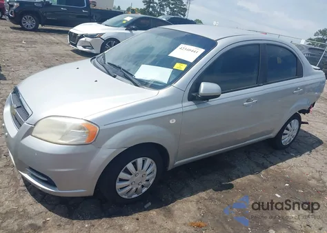 2008 Chevrolet Aveo Ls из США, поврежденный, VIN KL1TD56668B113890
